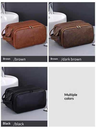 Neceser de Viaje Hombre con 3 Compartimentos - Organizador de Aseo Multifuncional - Image 9