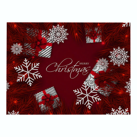 Mantel Individual Navideño Rojo - Algodón y Lino - Image 12