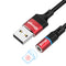 Cable Magnético 360° de Carga Rápida - Conector Triple Compatible