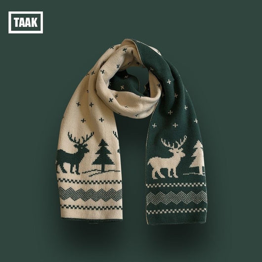 Bufanda Mujer Otoño Invierno Versión Coreana Lana Tejida Color Sólido - Image 4