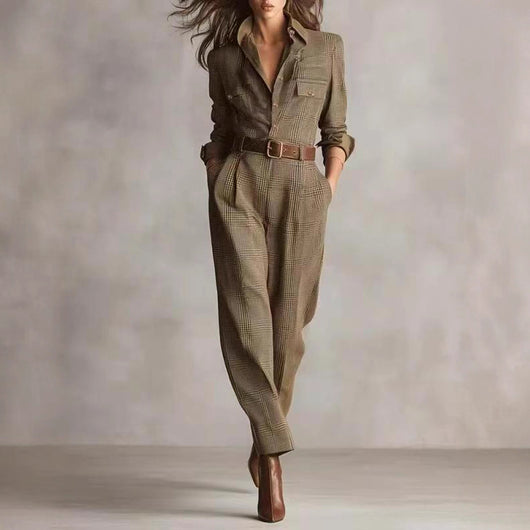Jumpsuit Cuadrille Elegante para Primavera y Otoño - Image 7