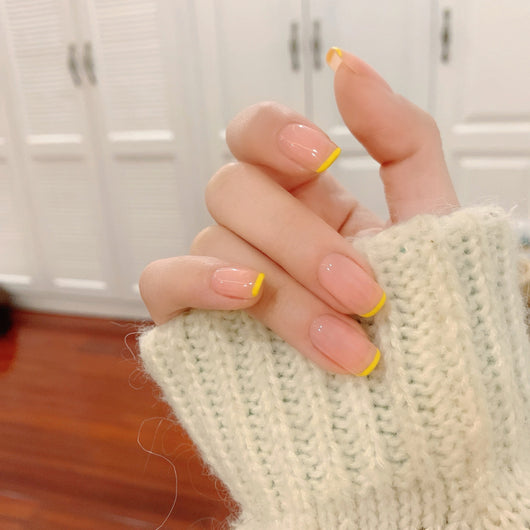 Parches de Uñas Francesas Nude Pequeños - Image 12