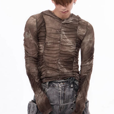 Camiseta Interior Térmica Niño Seda de Hielo Ligera con Pliegues