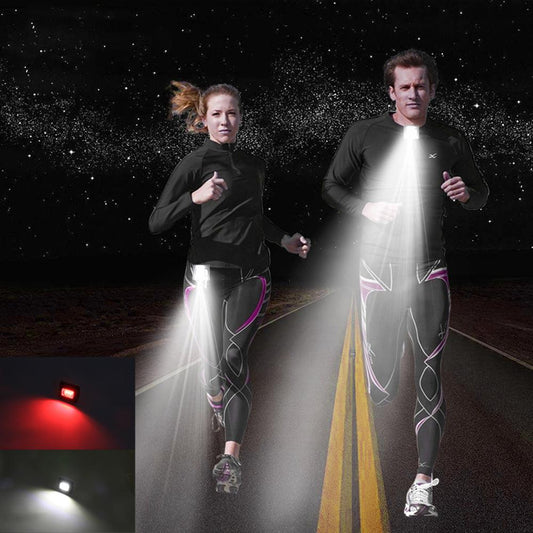 Luz de Seguridad Deportiva USB Recargable con Destello para Correr de Noche