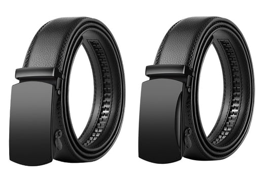 Cinturón de Cuero para Hombre con Hebilla Automática Estilo Coreano - Image 21