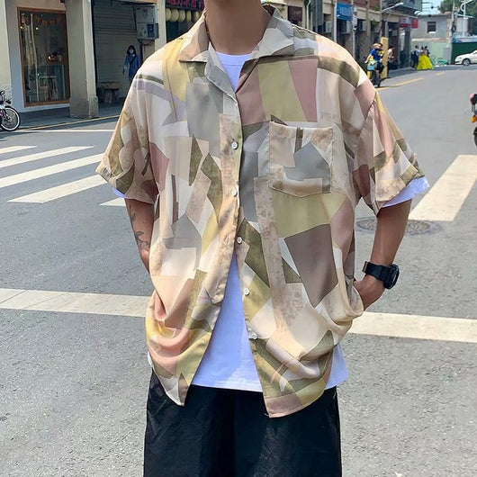 Camisa Chaqueta de Manga Corta Estampada - Image 13