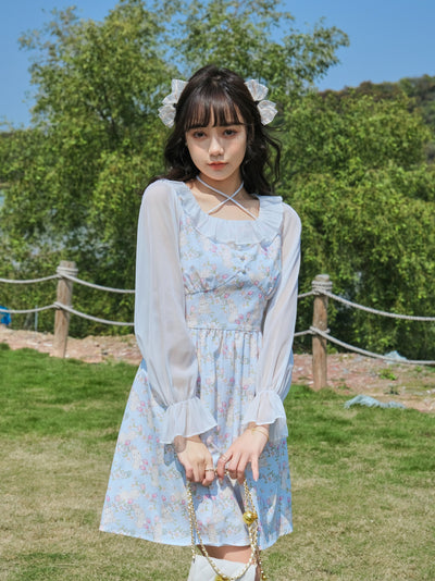 Vestido Floral Hanazaki Deer Estilo Francesa - Image 10