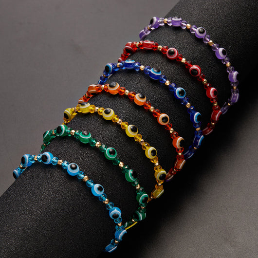 Pulsera Ajustable con Cristales de Ojo Turco - Image 10