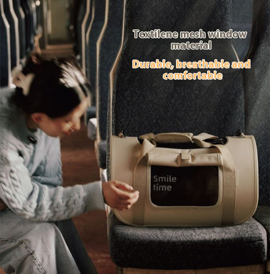 Bolsa Bandolera Portátil para Mascotas - Transportín Gato Ligero - Image 15