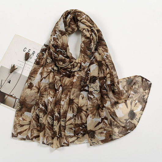 Pañuelo de Voile Estampado - Elegancia y Versatilidad - Image 10
