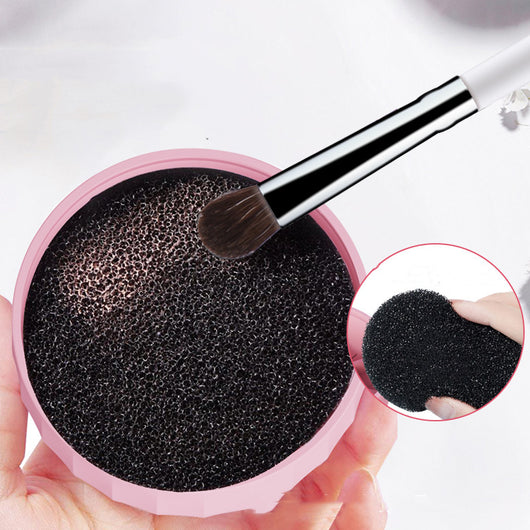 Caja Limpiadora de Brochas de Maquillaje Uso Húmedo y Seco - Image 12