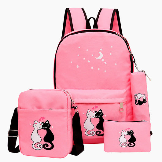 Mochila Infantil de Lona con Diseños Animados - Image 7