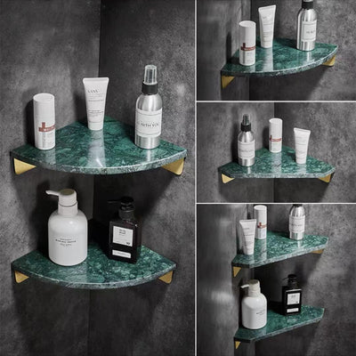 Repisa Triangular de Mármol Estilo Nórdico Minimalista para Baño - Image 15