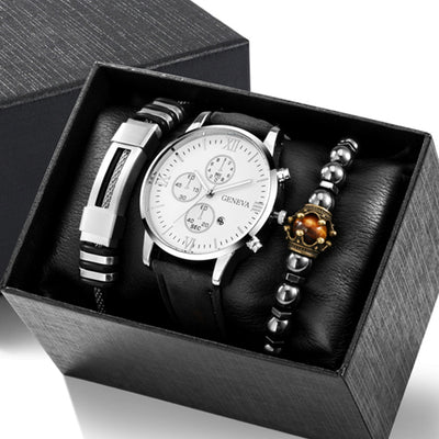 Reloj con Pulsera de Acero Inoxidable y Cuentas - Image 8