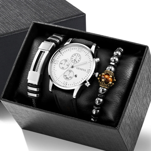 Reloj con Pulsera de Acero Inoxidable y Cuentas - Image 8