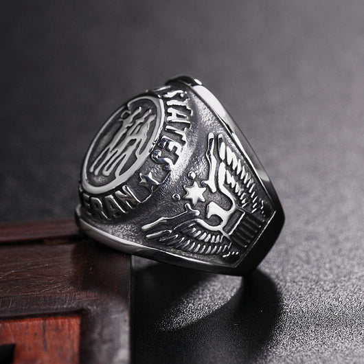 Anillo de Acero Titanio Personalizado para Hombre - Image 8