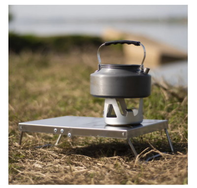 Soporte Plegable para Estufa de Camping Estilo Japonés con Aislamiento Térmico - Image 6