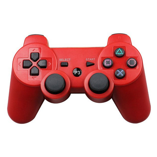 Black wireless game controller for PS3 and PC with a classic button layout and two analog sticks. - Image 5