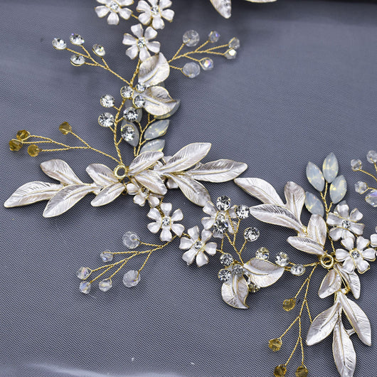 Cinturón de Cadena Decorativa con Flores y Cristales - Diseño Artesanal Europeo - Image 14