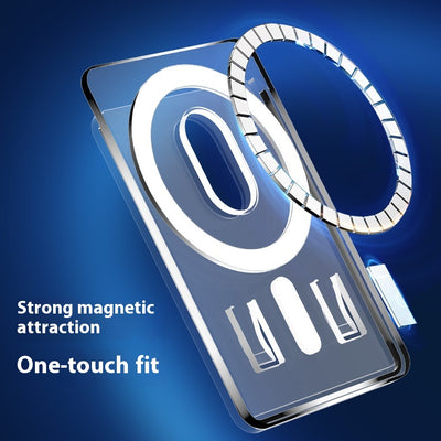 Funda Magnética Transparente para Teléfono con Soporte de Tarjetas - Image 15