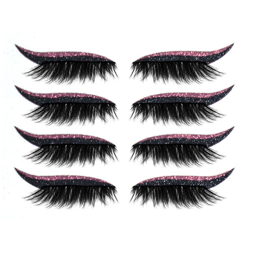 Delineador de Glitter + Kit de Pestañas Postizas - Maquillaje Ojos Brillante - Image 5