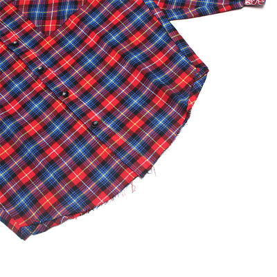 Camisa Manga Larga para Hombre con Aplicación de Flor de Cajuil y Orilla Cruda - Image 7