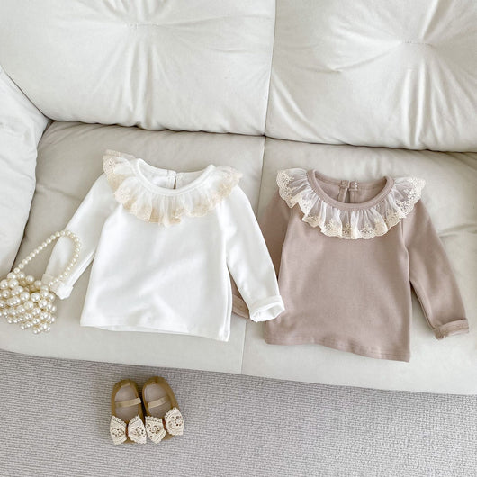 Blusa Base de Encaje Versátil para Niña - Image 21
