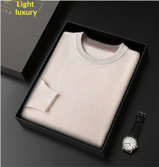 Suéter de Cuello Redondo Tejido para Hombre - Image 8