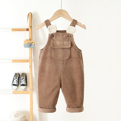 Overol Infantil de Pana Adorable y a la Moda para Bebés - Image 21
