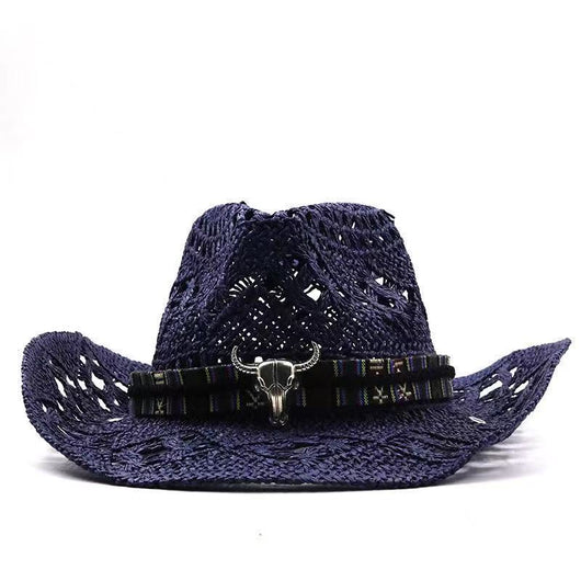 Sombrero Vaquero de Paja para Playa - Protección Solar para Mujeres - Image 26