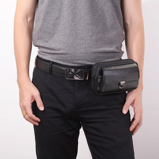 Bolsa de Cuero para Celular con Diseño Horizontal y Vertical