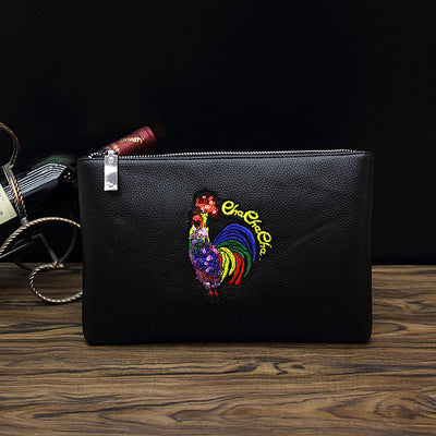 Bolsa Sobre para Hombre con Bordado de Abeja - Image 3