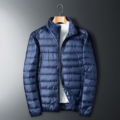 Chaqueta Acolchada de Plumas Ligera con Cuello de Pie para Otoño e Invierno - Image 26