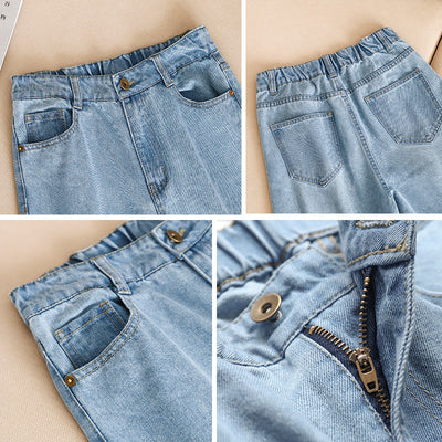 Pantalones Rectos Cintura Alta Holgados - Image 10