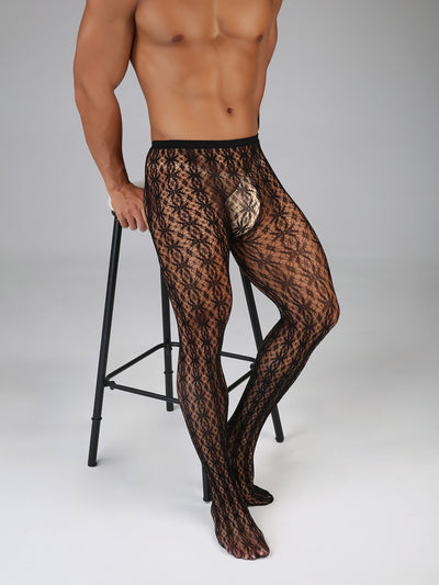 Pantimedias de Encaje Mesh Sexy para Hombre - Tejido Elástico Premium - Image 29