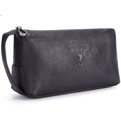 Neceser de Viaje Cuero Genuino Cabeza de Ciervo - Bolsa Multifuncional - Image 9