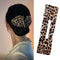 Diadema Estampado Leopardo con Alambre Ajustable y Pasadores