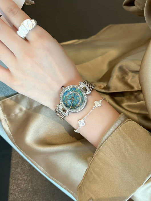 Reloj de Mármol Fritilaria Cielo Estrellado para Mujer - Image 8