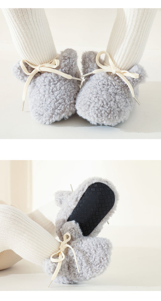 Zapatillas Cálidas para Bebé con Calcetines Antideslizantes - Diseño Conejito Suela Suave - Image 9