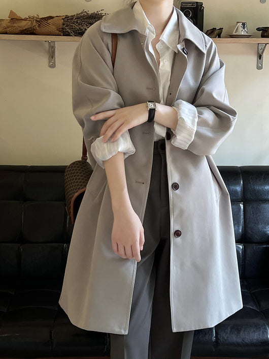 Gabardina Estilo Coreano para Mujer - Colección Otoño - Image 17