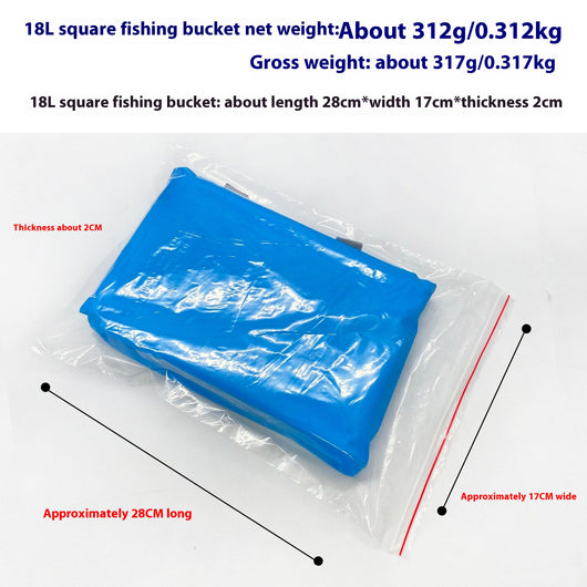 Cubo de Pesca Plegable Impermeable para Exteriores - Image 19