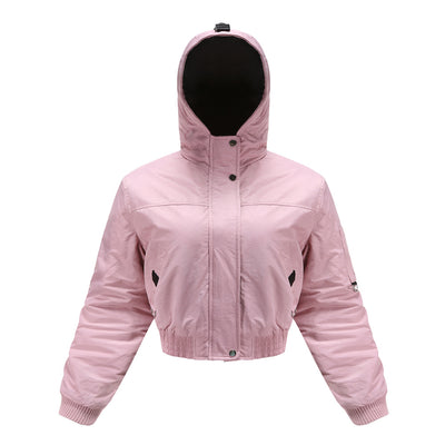 Chaqueta Suelta de Algodón para Mujer - Manga Larga Casual - Image 4