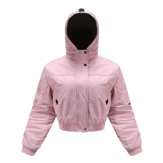Chaqueta Suelta de Algodón para Mujer - Manga Larga Casual - Image 4