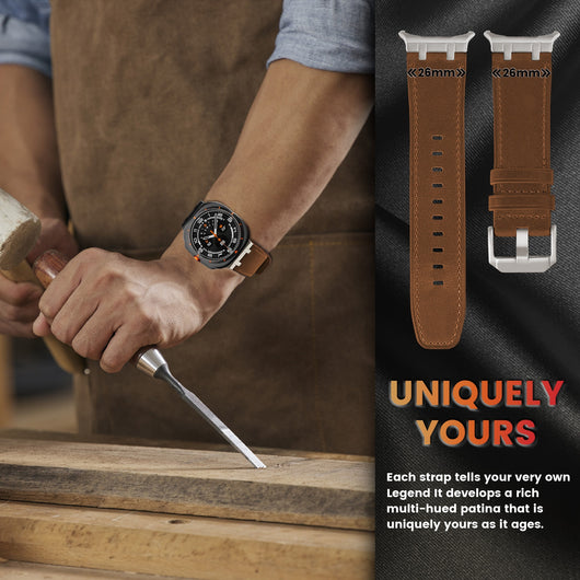 Correa de Reloj Cuero Crazy Horse Premium con Cabezal Acero Inoxidable - Image 42