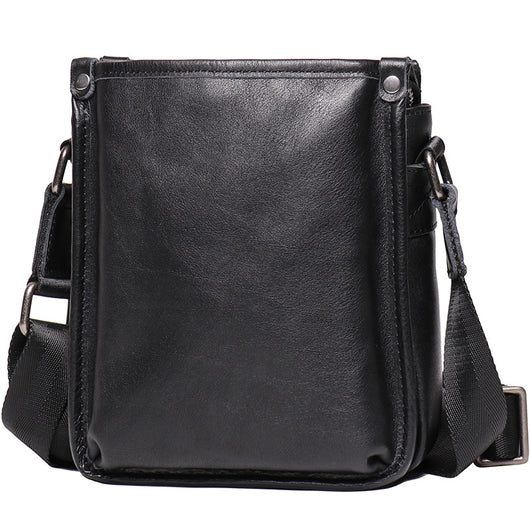 Bolso Bandolera de Cuero para Hombre con Múltiples Compartimentos - Image 3