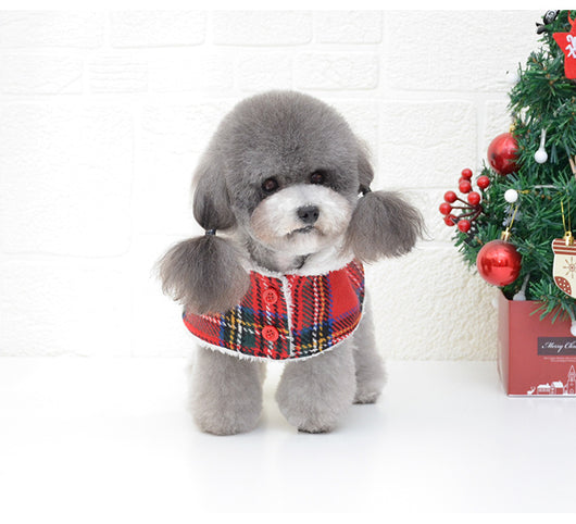 Suéter Navideño Tejido para Perros - Abrigo Rojo Cálido para Invierno - Image 2