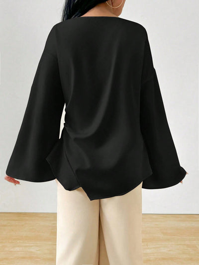 Blusa Larga con Dobladillo Irregular para Mujer - Image 16