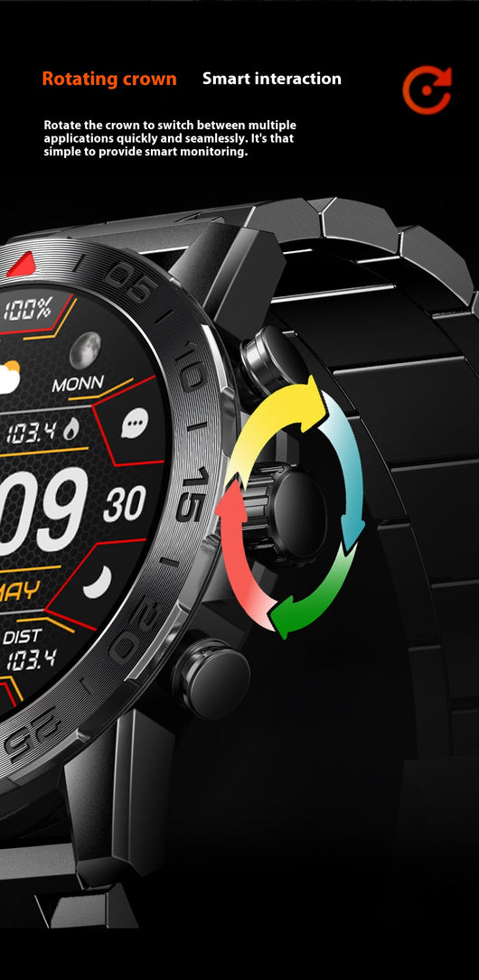 Reloj Inteligente con Llamadas Bluetooth, Monitoreo Cardíaco y Múltiples Deportes - Image 14