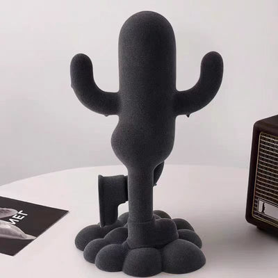 Adorno Decorativo Cactus Humanizado con Textura Suave - Image 3
