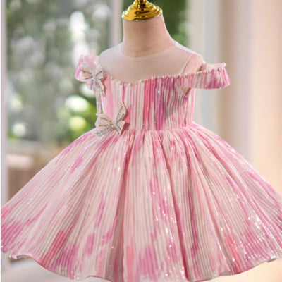 Vestido Princesa Niña Retro con Moño - Diseño Versátil Todo Uso - Image 5